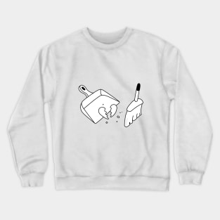 Abstract Minimalist Broken Heart Crewneck Sweatshirt